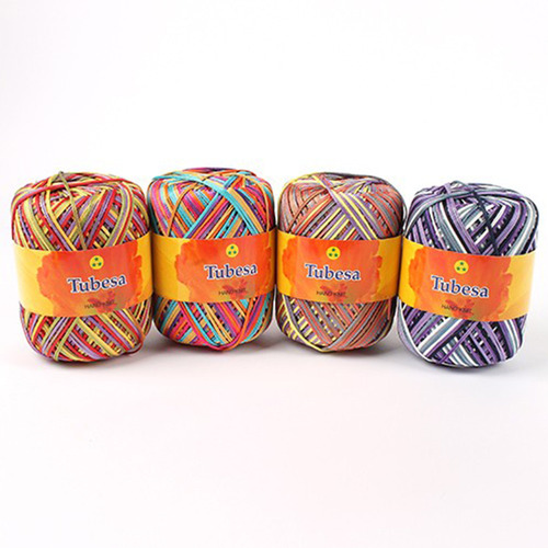 튜브사(나염)(tube yarn mix color) (4볼 1팩)