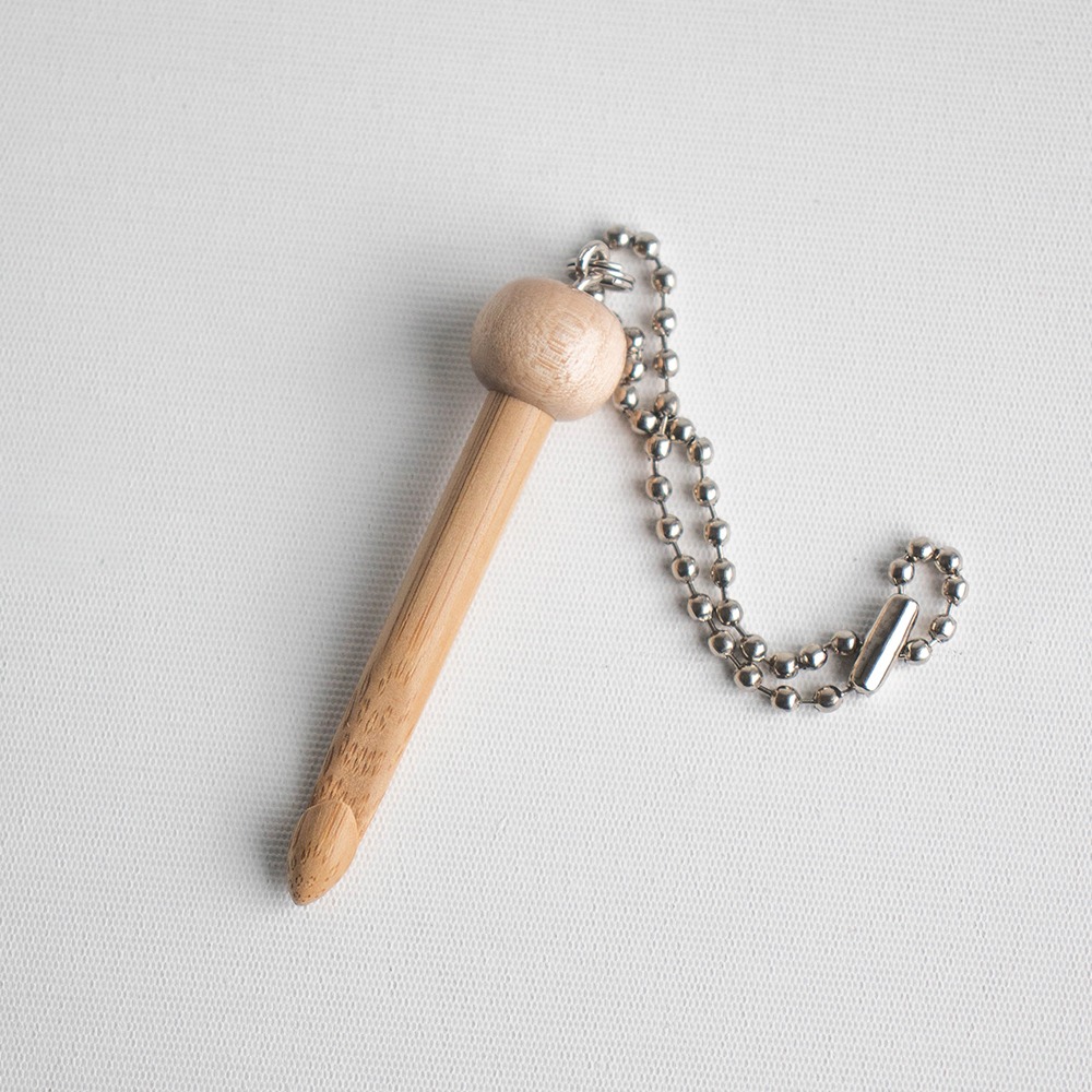 Seeknit 씨니트 코바늘 키 체인 [56635] Bamboo Crochet Hook Key Chain Type Ball